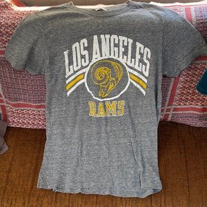 Large grey women’s Los Angeles Rams shirt